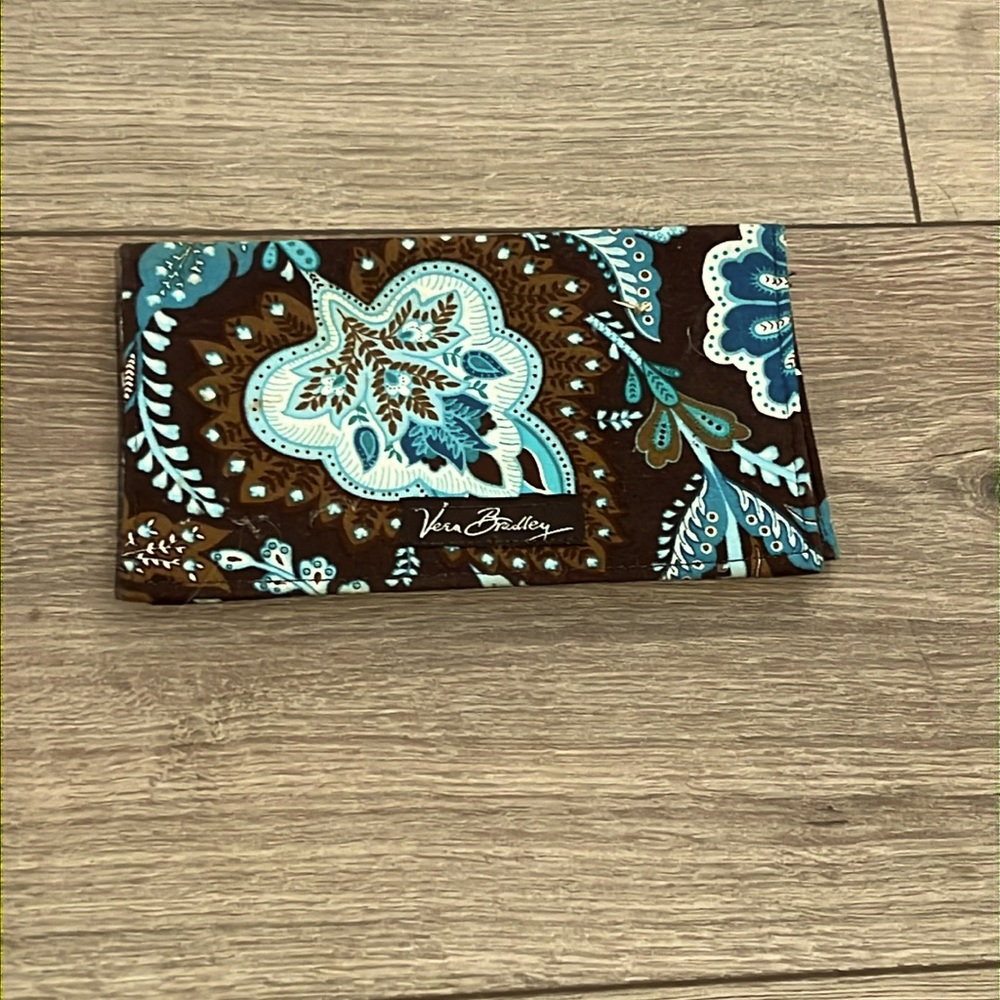 Vera Bradley Java Blue Pattern, never used checkbook cover
